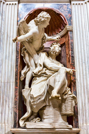 Habakkuk and the Angel Statute by Gian Bernini