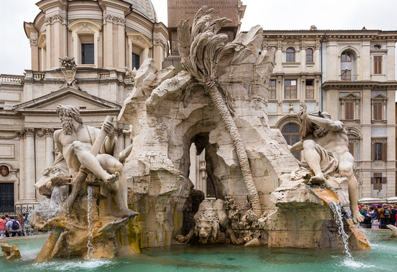 Piazza Navona, Fountain of the Four Rivers