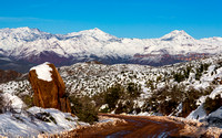Landscape - Winter Desert Snow